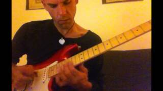 Video thumbnail of "impro blues en La mineur"