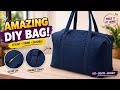 Amazing DIY Travel Bag 👜 | Easy & Stylish Homemade Bag! | DIY Travel Bag at Home | Budget-Friendly!