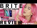 DIY PINK hair colour | BRITE Instant Color hair dye REVIEW | Hit or Miss?