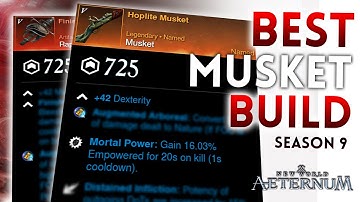 BLEED MUSKET RAPIER BUILD GUIDE SEASON 9 PVP/PVE (FINISHER & LIFETAKER) - New World Aeternum