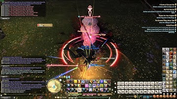 『FFXIV』Ninja 60LV Opening for players over 150 ping (1.4K DPS 30sec)
