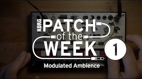 volca modular Patch of the Week 1: Modulated Ambience