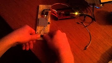 Arkanoid on an 8x8 Screen