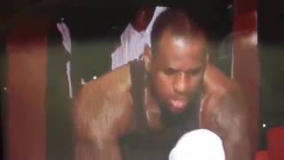 LeBron James Rapping Eminem's The Way I Am Before The Game