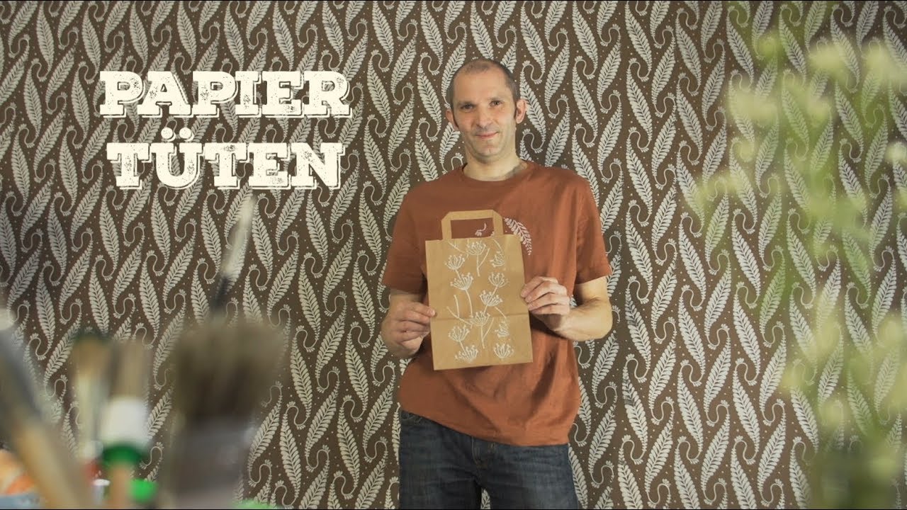 New Papiertüten einfach und schnell selbst bedrucken // How-To Video Anleitung // strukturwalzen.de