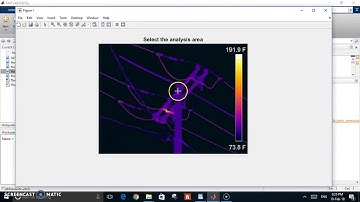 Thermal image analysis using Matlab