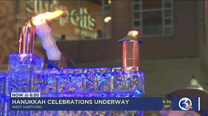 VIDEO: Thousands came out to celebrate the first night of Hanukkah in West Hartford