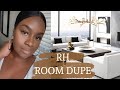 RESTORATION HARDWARE DUPES + HOMEGOODS SHOP WITH ME