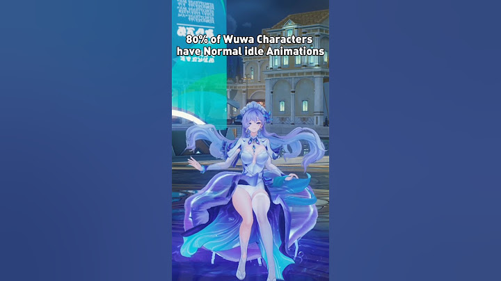 All Wuwa Characters have Normal Idle Animation Except... #cantarella #carlotta #jinhsi #zani #phoebe