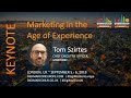 Marketing in the age of experience  tom szirtes mbryonic