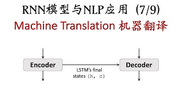 RNN模型与NLP应用(7/9)：机器翻译与Seq2Seq模型