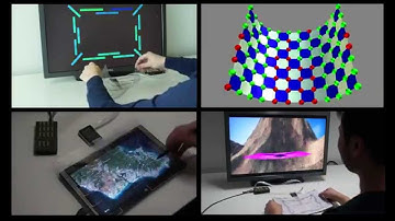 FlexSense - A Transparent Self-Sensing Deformable Surface