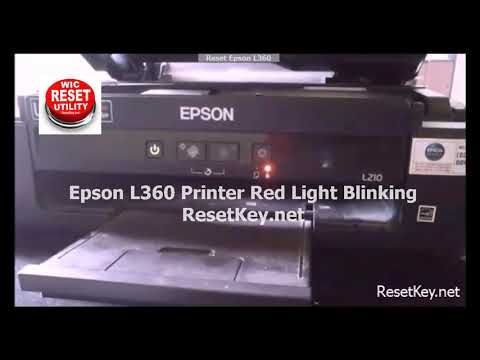 Free to Reset Epson L360 Waste ink counter to 90 - Working!