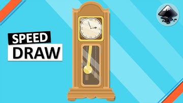 Clock Speed Draw in Inkscape - Vector Art Time-lapse