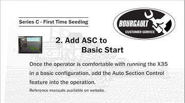 Section C.2 - X35 Apollo Basic Seeding Startup with Section Control