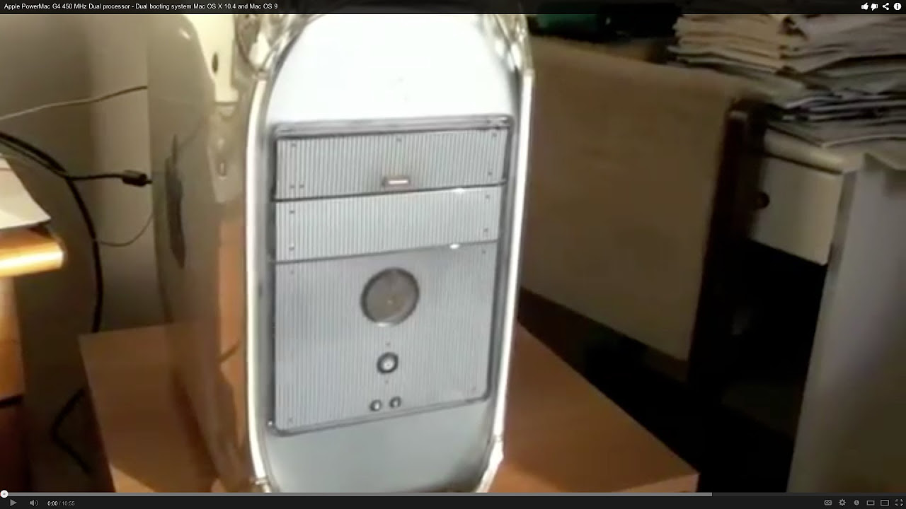 Apple PowerMac G4 800 MHz DP Quicksilver with three screens! - YouTube