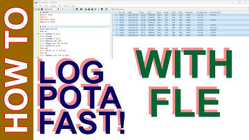 Fast POTA Logs with Fast Log Entry #pota