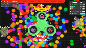 Fisp.io 23,000,000 WORLD RECORD (Green Fidget Spinner)