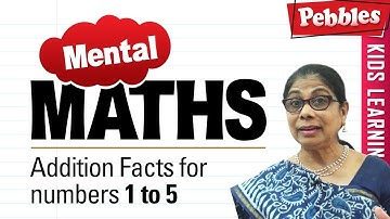 Learn basic of mental Maths for beginners | Addition Facts for numbers 1 to 5 | Mental Maths Tricks