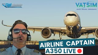 Airline Pilot im iniBuilds A350 | v 1.0.8 | VATSIM | MSFS |
