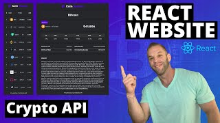 Build A React JS Website - Cryptocurrency API - Multi-Page App With React Router DOM screenshot 1