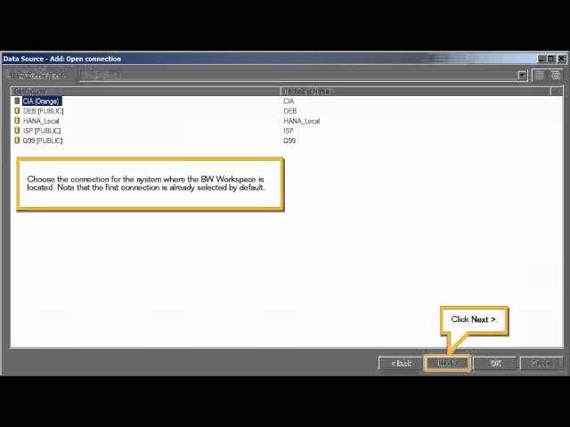 Enrich an existing query with local data from an SAP BW Workspace: Analysis 1.3