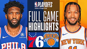 #7 76ERS at #2 KNICKS | FULL GAME 1 HIGHLIGHTS | April 20, 2024