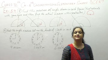 Ncert Class 6 Maths Ch-5 Understanding Elementary Shapes Ex- 5.4  Q- 8,9