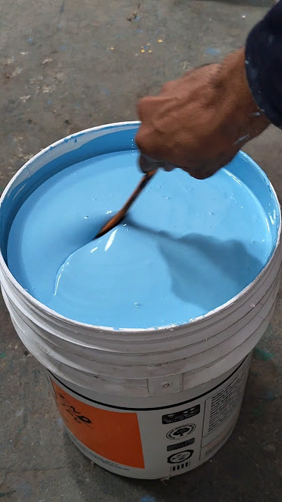 interior paint shade making | acrylic emulsion #satisfying #ytshorts