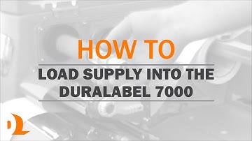 Loading Supply in the DuraLabel 7000