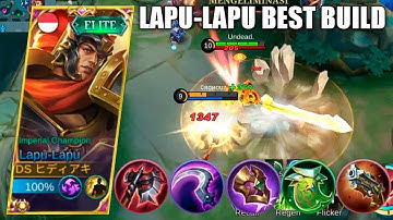 LAPU-LAPU BEST BUILD 2023 | TOP GLOBAL LAPU-LAPU | MLBB
