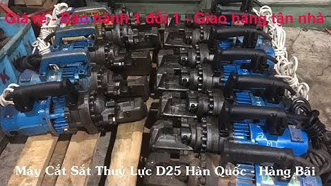 Máy cắt sắt thủy lực cầm tay - Hàng bãi