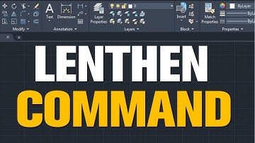 How to use lengthen command in Auto cad