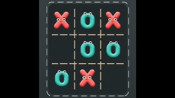 Tic tac toe game / Game tie #shorts
