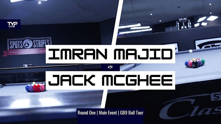 Imran Majid v Jack McGhee | Round One | Main Event | GB9 Ball Tour
