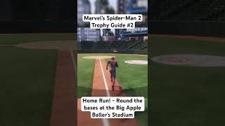 Marvel’s Spider-Man 2 Trophy Guide #2 - Home Run! #spiderman #marvelsspiderman2 #gaming