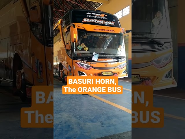 BASURI HORN,The ORANGE BUS #shortvideo #busbasuri class=