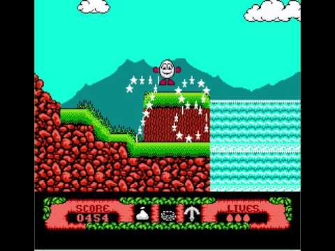 Fantastic Adventures of Dizzy NES, 100 star version gameplay