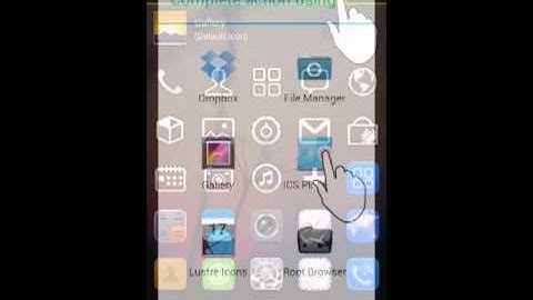 GOLAUNCHER - Manually change icons (Android 4.1+)