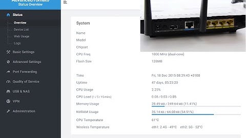 Tutorial Advanced Tomato for Asus Router installation (RT N18 in video)