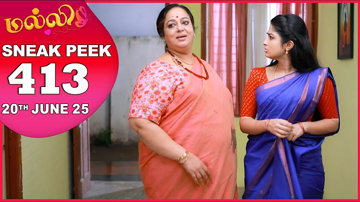 Malli Serial | EP 413 Sneak Peek | 20th June 2025 | Nikitha | Vijay | Saregama Dice TV Shows Tamil