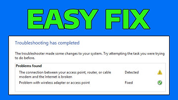How To Fix The Connection Between Your Access Point Router or Cable Modem and the Internet is Broken
