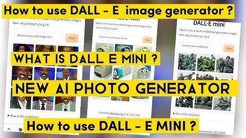 How to use dall e mini image generator | Dall e mini ai image generator | Dall e mini