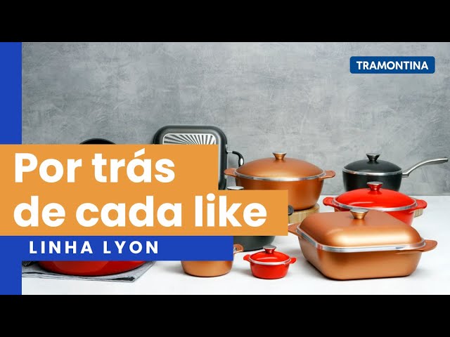 Jogo Lyon 360 6 peças Preto - Tramontina, Cozinha