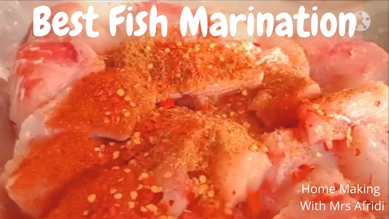 Best way to Marinate and Freeze Fish YouTube