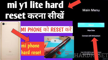 How To Hard Reset Redmi Y1 Lite & Mi Y1 Lite Phone Reset (without pc) !