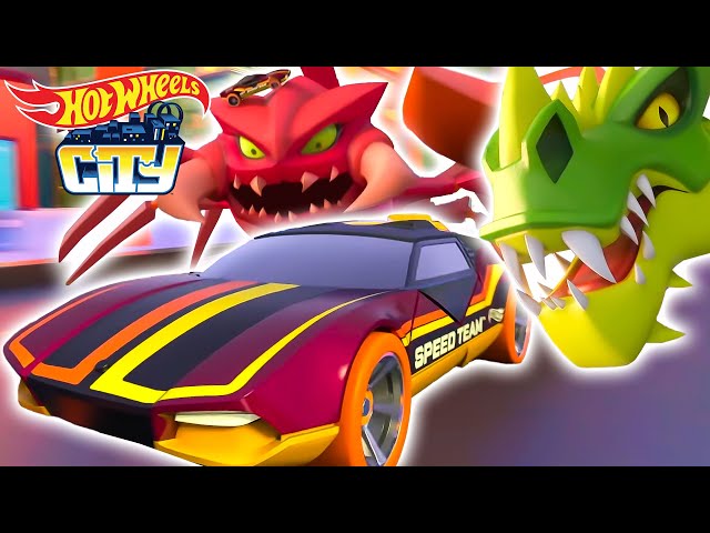 FIRE-BREATHING DRAGON ATTACKS HOT WHEELS CITY!! 🐲🔥