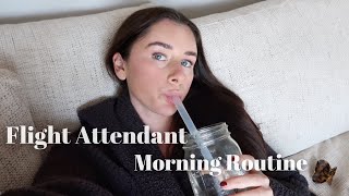 Flight Attendant Morning Routine, Vlogmas - ish || Flight Attendant Vlog