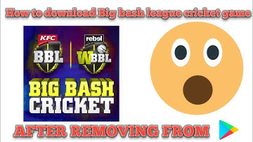 How to download bbl cricket game after removing from play store | Rocky Aims