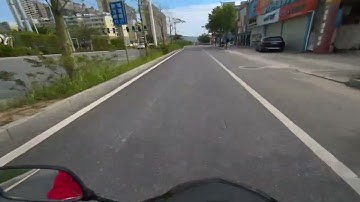 Hawkeye firefly thumb 3 vlog camera on motor cycle testing #vlog #motorcycle #drone 